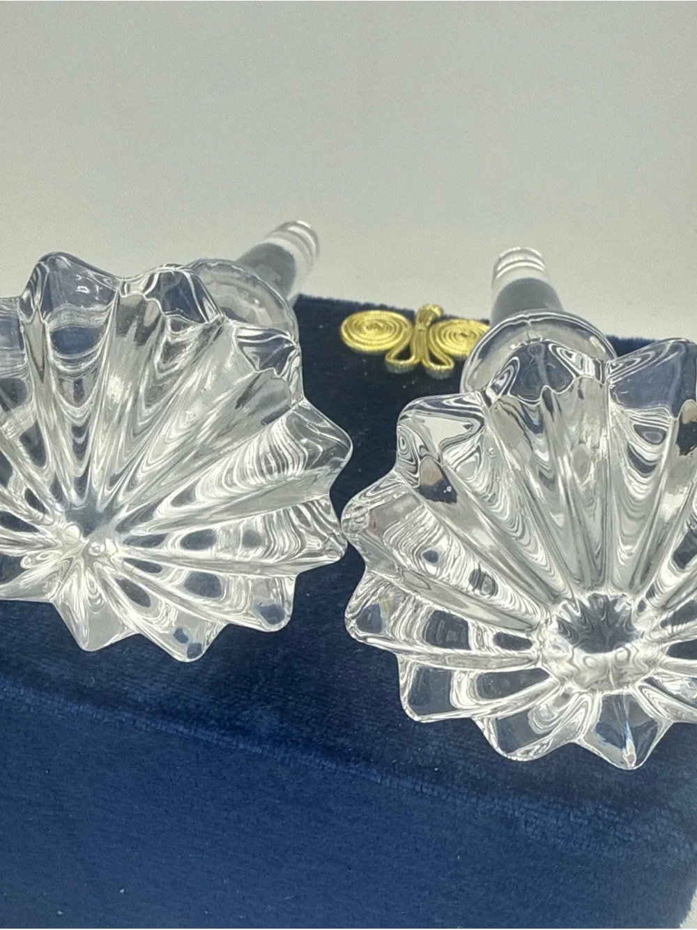 Pair Of Marquis by Waterford Crystal Brookside Clear Wine Bottle Stoppers New